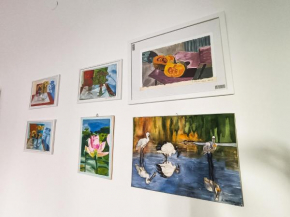 Cozy art studio